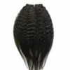 Kinky geradees Klebeband in brasilianischem menschlichen Haarverlängerungen 100 g grob Yaki PUR Haut Schussklebeband in Haarverlängerungen 18 20 "278x