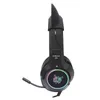 Headsets K9 Rosa süßer Katzenohr-Kopfhörer mit Mikrofon, Gaming-Headset und Geräuschunterdrückung mit LED-Licht T220916