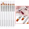 Nail Brushes 8Pc/Set Art Brush Pen Gel UV Painting Flower Drawing Acrylic 3D Tips Manicure Liner DIY Tools