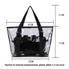 Evening Bags Women Transparent Handbag PVC Jelly Candy Composite Female Colorful Shoulder Bag Designer Tote Beach Bolsa SS0331