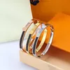 Couple Paired Bangles Gold Color Stainless Steel Jewellry Personalized Accessories Luxury Fashion Customized Bracelets Christmas Prom Jewelry