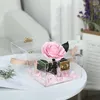 Dekorativa blommor 2022 år gåvor Eternal Flower in Gift Box Red Rose Creative Valentine's Day Present Pink Dried Romantic Home Decore