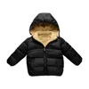 Вниз пальто Cootelili Fleese Winter Parkas Детские куртки для девочек, теплые толстые бархатные детские детские пальто, детка верхняя одежда, младенец, 220919