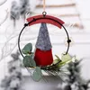 Christmas Decorations Decoration Wrought Iron Wreath Dwarf Doll Door Hanging Tree Pendant Year Festive Supplies