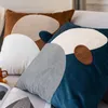 Poduszka aksamitna sofa biuro poduszki lędźwiowe łóżka przy łóżku duży oparcie na łóżku produkty tekstylne gospodarstwa domowe