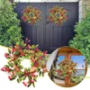 Decorative Flowers Fashion Design Cute Rattan Wreath Spring Doors And Windows Hanging Home Decoration Accessories