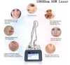 M￡quina a laser port￡til Recapeamento de pele pessoal Aperto de CO2 Fracionamento de CO2 Marcas de remo￧￣o de cicatrizes de estiramento acne acne