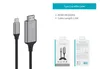 1,8 m schnelles Kabel Typ-C auf HD-Stecker 4K 60 Hz Adapter HDTV TV Digital AV für Mobiltelefone und PC-Notebooks