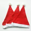 Christmas Hats for Adult Kids Red Santa Claus Cap Woman Men Men Boys Girls Merry Party Navidad dostarcza HH22-300