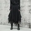 Skirts Owen Seak Women Cotton Skirt High Street Style Ball Gown Clothing Autumn Dust Black SkirtSkirts