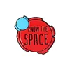 Brooches 10 Pcs Style Funny Spacecraft Enamel Pins UFO Planet Badge Buttons Brooch Lovers Denim Shirt Lapel For Boys Girl