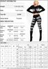 Women's Two Piece Pants Ladies Black Skeleton Suit Bare Belly Knit Long Sleeve Top Slim Halloween Nightclub Dress Up Y2K90S Streetwear