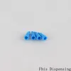 Glue Dispensing Syringe Tip Light Blue Cap Luer Lock 1000pcs/lot