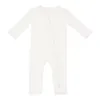 Baby Romper Rompers Bamboo Fibre Boy Girl Ubranie Born Footies Scossuit Solid Longsleeve Cl 765 S