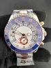 Montre homme master Boîtier en acier inoxydable Lunette en céramique Verre saphir Boucle déployante Mouvement mécanique automatique RICRO