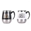 Mugs Auto Sterring Coffee Cups Stainless Steel Magnetic Mixing Large Electric Lazy Smart Shaker Gift Portable Creative Automatic