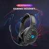 Headsets Bluetooth Gaming Headsets 7.1 Channel Hoofdtelefoon Online Klasse Headset -hoofdtelefoon Gaming met HD Detachable Mic T220916