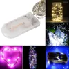 Strings Button Copper 2M 20 Wire Lamp Christmas Day Decoration Lanterns Led Remote Control Battery Box