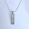 Pendant Necklaces 5pcs 18kgp Pearl Gem Beads Locket Hollowout Long Cylinder Tube Cage Fittings For DIY Bracelet Necklace Jewelry7430300