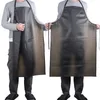 Aprons PVC Waterproof Oil-proof Soft Leather Kitchen el Aquatic Butchery Food Canteen Cooking Chef Barber 220919