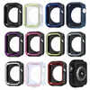Dual Color PC Case TPU cover For Apple Watch Cover 45mm 41mm Frame Iwatch 7 6 5 4 3 2 Cases 38mm 42mm 44MM 40mm protector anti scratches shockproof