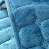 Stol täcker fast färg utan halksoffa täcker tjockare mjuk plysch soffa kudde handduk för vardagsrum möbler dekor slipcovers soffa täcker 220919