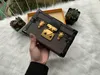 M40273 PETITE MALLE 패션 박스 백 숄더백 호보 핸드백 탑 핸들 보스턴 크로스 바디 메신저 숄더백
