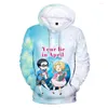 Felpe con cappuccio da uomo WAMNI Your Lie In April Felpa con cappuccio Anime Pullover Felpa casual a maniche lunghe Felpa con cappuccio 3D Stile moda unisex Streetwear