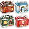 Julekorationer Kraft Paper Presentlådor Xmas Goodies behandlar godisväskor för festförmåner 2022 Dhseller2010 AM2PC