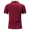 Polo da uomo Camicia T-shirt a maniche corte allentata 2022 Camicie Casual Tinta unita per uomo Stampato Camisas De Hombre Ropa