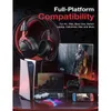 Headset MPOW/SOULSENS AIR SE PS4 Gaming Headset 3D Surround Sound Wired hörlurar med brusavbrott MIC för PS4 PS5 Xbox One Switch T220916