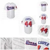 GlaC202 Maglia da baseball Milwaukee Beers 44 maglie di film di Joe Cooper cucite