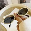 Sunglasses Brand Rhinestone Transparent For Women Full Crystal Metal Frame Oval Shades Luxury Small Round Sun Glasses4261326