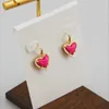 Dangle Chandelier Drusy Stone Real 18K Gold Plated Dangles Glitter Earrings Jewelries Letter Gift With dust bag2680233