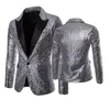 Мужские костюмы мужчины Blazer Sequin Stage Artirem