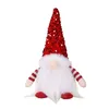 Christmas Gnome Plush Glowing Toys Home Xmas Decoration New Year Bling Toy Kids Gift Table Ornament