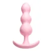 Articles de beauté TleMeny 3pc Jelly Butt Plug Ease-in-Anal Plugs Training Set Extensible Débutant Perles Stimulateur Doux
