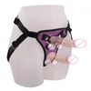 Articles de beauté sangle portable sur pénis réaliste pour pantalon lesbien jouets sexy adultes Strapon harnais ceinture godes femmes jouet érotique