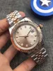 Men's watch mechanical automatic winding 2813 movement stainless steel watchband sapphire glass folding buckle