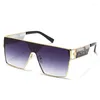Солнцезащитные очки 2022, модные крутые плоские верхние защитные очки в металлическом стиле с градиентом для мужчин и женщин, винтажный брендовый дизайн, солнцезащитные очки UV400 Shades