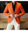 Men's Suits 4 Colors Men's Blazer Hombre Business Coats Tuxedo Jacket Man British Cothes Slim Fit Prom Stage Masculino