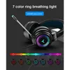 Kulaklıklar Oyun Kulaklıkları Kablolu Gamer Kulaklığı 7.1 Surround 4D Stereo Kulaklıklar Mikrofonlu 7 Renkli RGB PS4 Xbox One PC Oyunları G58 T220916