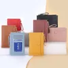 Portafogli Portafoglio da donna in pelle Moda femminile Breve Hasp Borsa per soldi Cerniera Tasca portamonete Studente Semplice Multi-carta Sottile Mini borsa solida