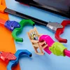 Novelty 4 Pcs Interactive Funny Toys Grabber Robot Hand Mechanical Claw Grab Pack Toy Arm Machine Pliers