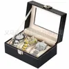 Watch Boxes Check And Gift Case Slot Roller 3 Brand Watches Jewelry Necklace Leather Bracelet Box Bag