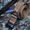 Outdoor tactische riem CQB heren canvas riemen rappel redding nylon riem