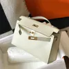 Borse da sera Pouchette Mini borse Tote Bag Pelle Epsom di alta qualità Hardware dorato Catena staccabile Borsa a mano tinta unita Borsa Donna Cros UDEZ