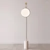 Golvlampor Postmoderna kontrakterade Villa vardagsrumsmodellstudie Klubbdesigner Italian Circle Lamp