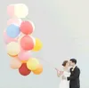 36 بوصة عيد ميلاد عيد ميلاد الحفل زخرفة الفقاعة بالون اللاتكس PVC Matt Color Round Helium Balloons Romantic Arch Balloons FOVORS