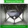 180 Solar Street Light Outdoor with Motion Sensor LED Spotlight Waterproof Sunlight Street Lamp for Garden Outside